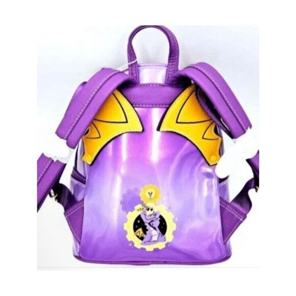 Disney Epcot Figment Shiny Purple Cosplay Loungefly Backpack Journey Imagination main image 4